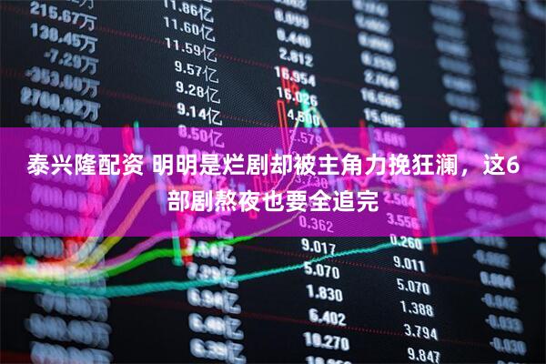 泰兴隆配资 明明是烂剧却被主角力挽狂澜，这6部剧熬夜也要全追完