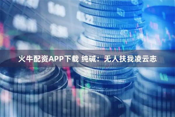 火牛配资APP下载 纯碱：无人扶我凌云志